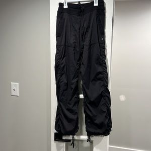 Lululemon Dance Studio Pant with Liner inseam 30 1/2”.